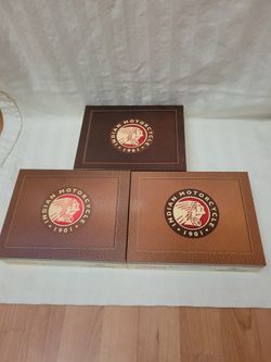 Indian Motorcycle EMPTY Cigar Boxes