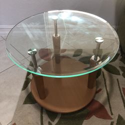 Glass Side Table