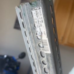 6ft Plated Steel Slotted Angle 1-1/2”x1-1/2-6ft