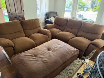 Couches and ottoman