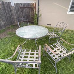 Outdoor Table And Chairs