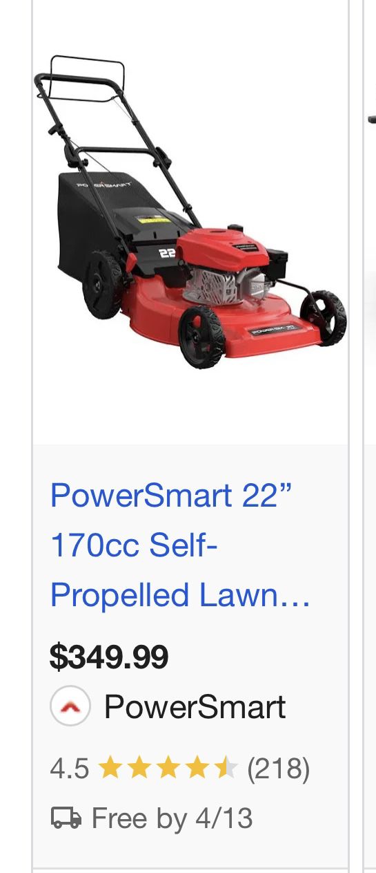PowerMaster 170cc Lawn Mower