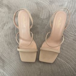Nude Size 7.5 Heels 