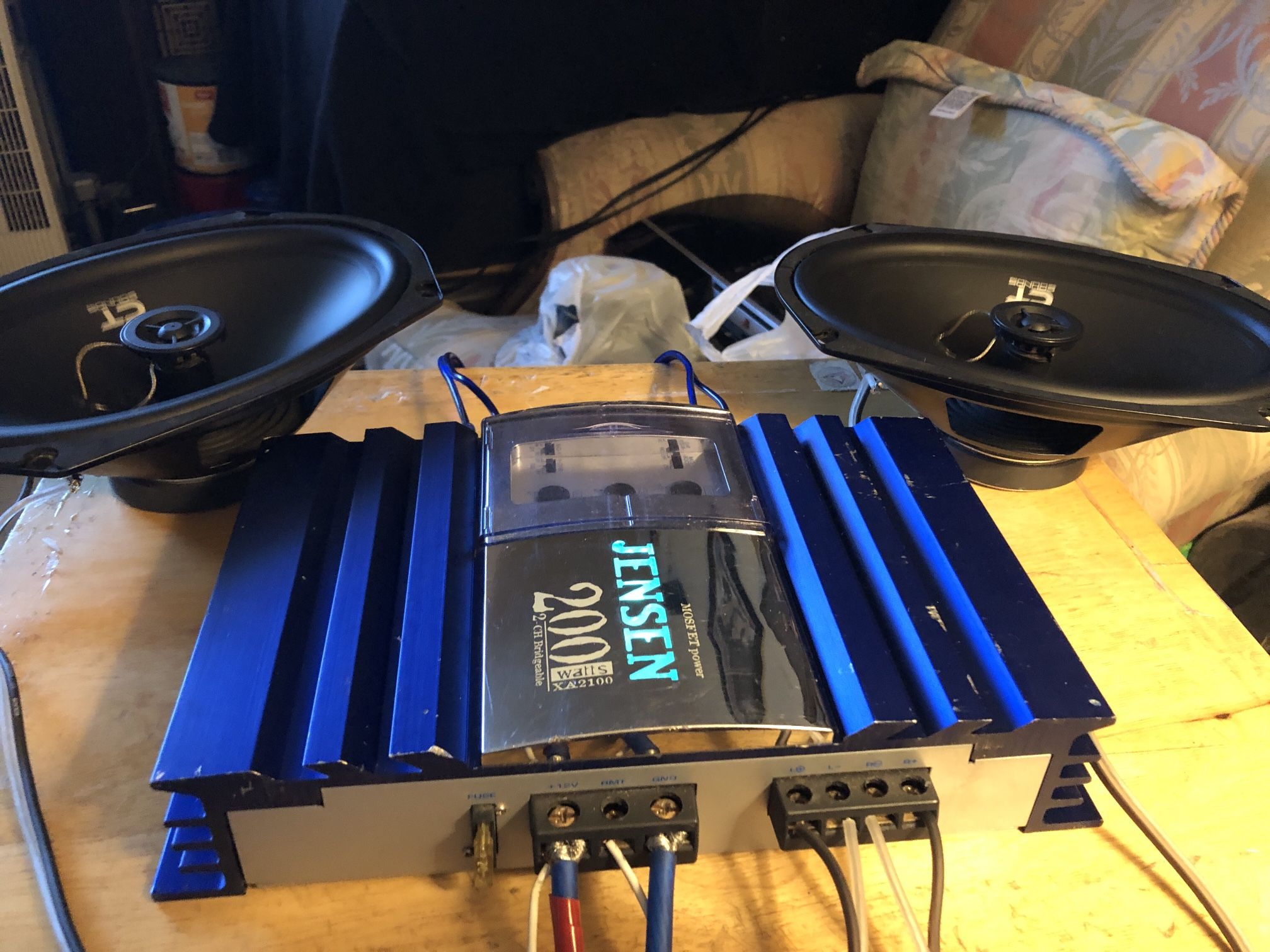 JENSEN XA2100 MOSFET Power 2-Channel Bridgeable 200 Watts for Sale