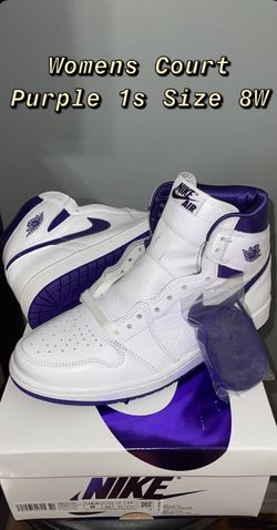 Court Purple 1s Size 8W