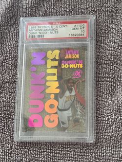 1998 Dunk N Go Nuts Skybox  PSA 10 last sold May 26 $3720 with 58 bidders