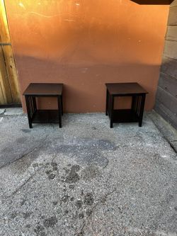 Prices for the pair matching two tier end tables