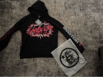 HELL STAR HOODIE RED 50$ SIZE MEDIUM