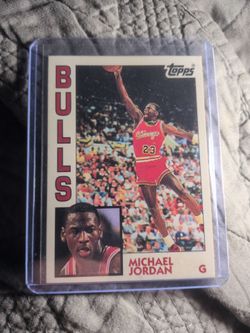 Michael Jordan Topps Chicago Bulls Basketball Card