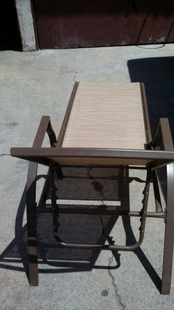Silla de patio reclinable