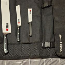Description:
Professional F. Dick knife set in good condition.