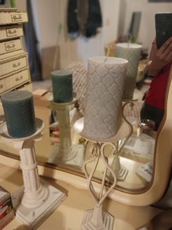 Candles with holders