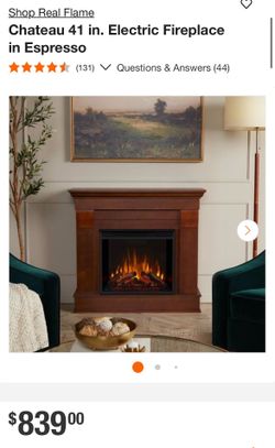 Electric fireplace - working!