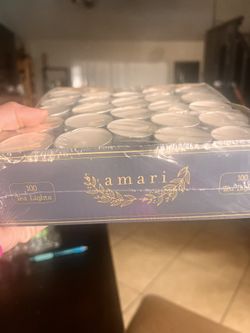 100  Tea Lights.  $5.00