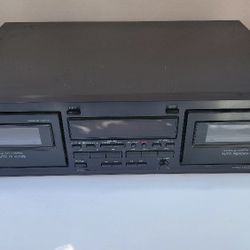 ONKYO TA-RW244 Stereo Cassette Deck Dual Auto Reverse TESTED