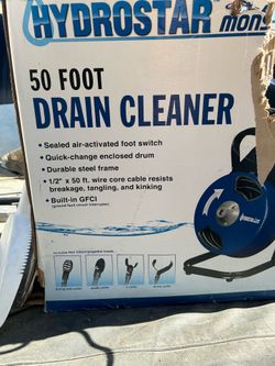 50 foot drain cleaner