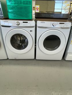 Used Samsung Set Washer and Dryer Gas Front/ 3 Months Warranty