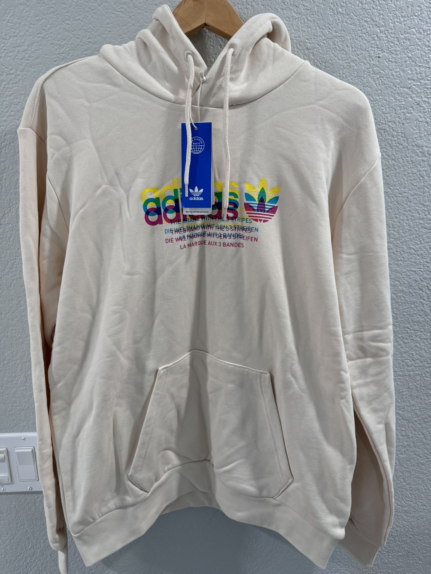 Adidas Hooded Hoodie Sweater Size Medium Brand New
