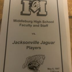 96 Jaguar Yearbook Full Of Autographs