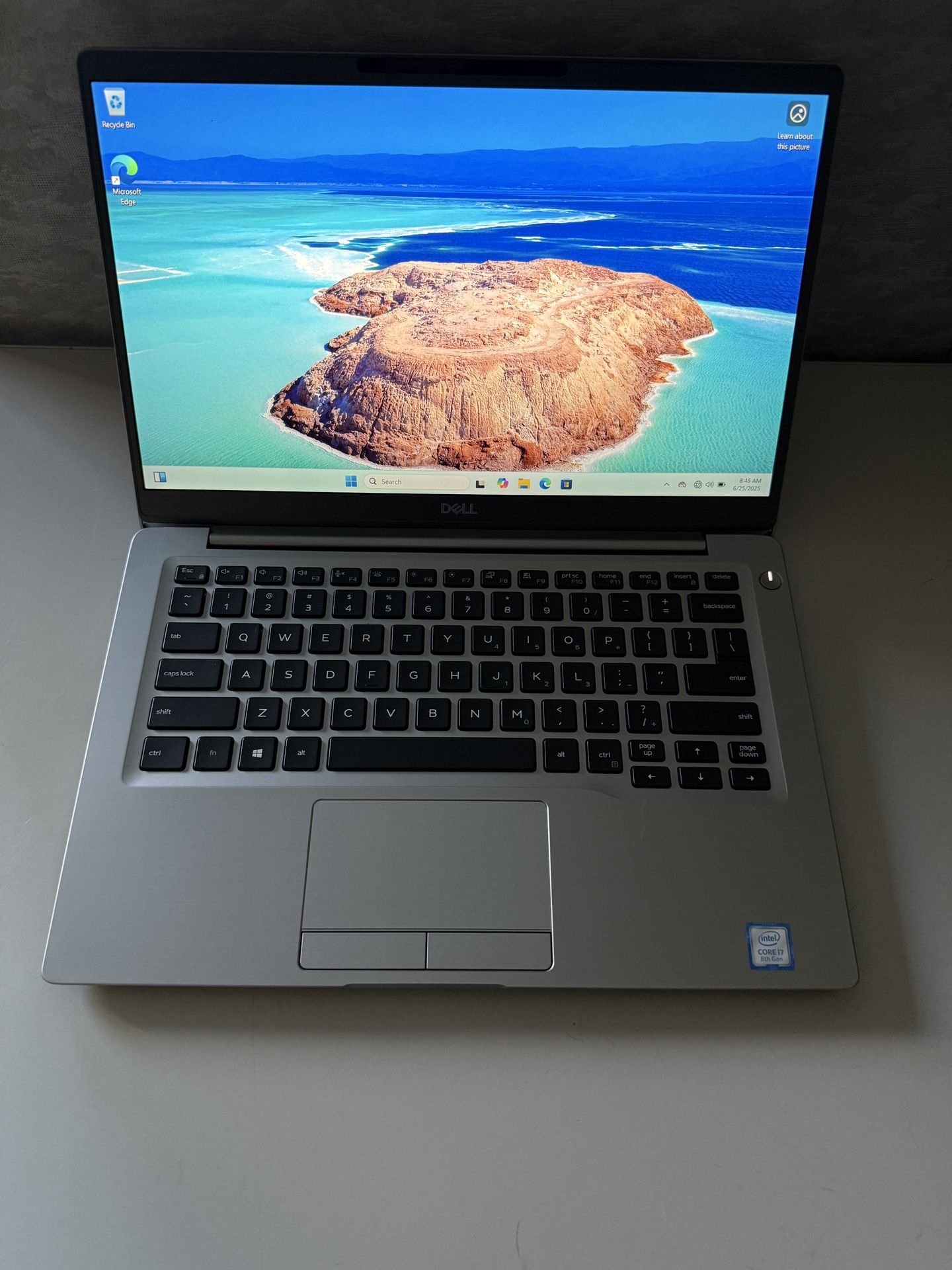 Dell 7400 i7 8th Gen 16 GB 512 NVMe SSD Win 11 Aluminum Color