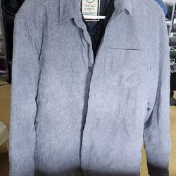 Corduroy button up jacket