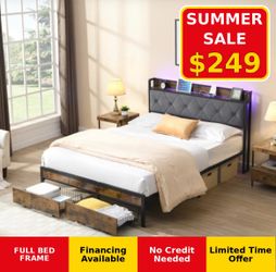 Full bed frame