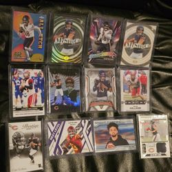 Caleb Williams Rookie Cards! 12 Card Rc Lot! Jersey Patch Rc Card! Insert Rc! Refractor Rc!