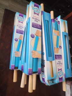 NEW $7.00 each or 2 for $10.00  Non Stick Light Weight Baker's Rolling Pin 15 Inches Long