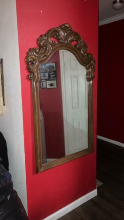 Large Antique French Influenced Mirror