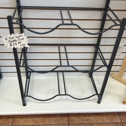 Water Storage Metal Rack 6 Tiers - New