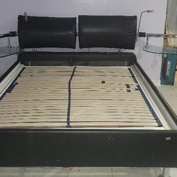 Queen Size Leather Bedframe 