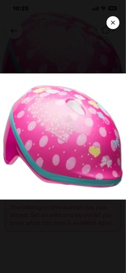 Toddler Minnie Mouse bike helmet