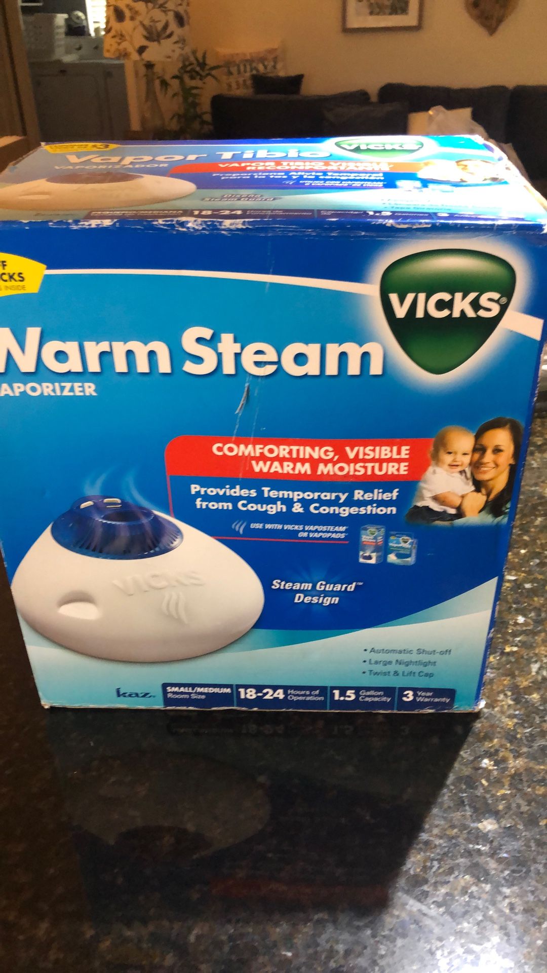 Warm Steam Vaporizer (Cab M)