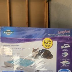 PetSafe Scoop Free Crystal Cat Litter Tray  Sealed
