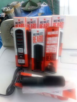 Wild willies beard straightener brand new in the box