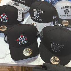 Yankees & Raiders Hats - 2 for $60 Bundle + FREE Car Gift