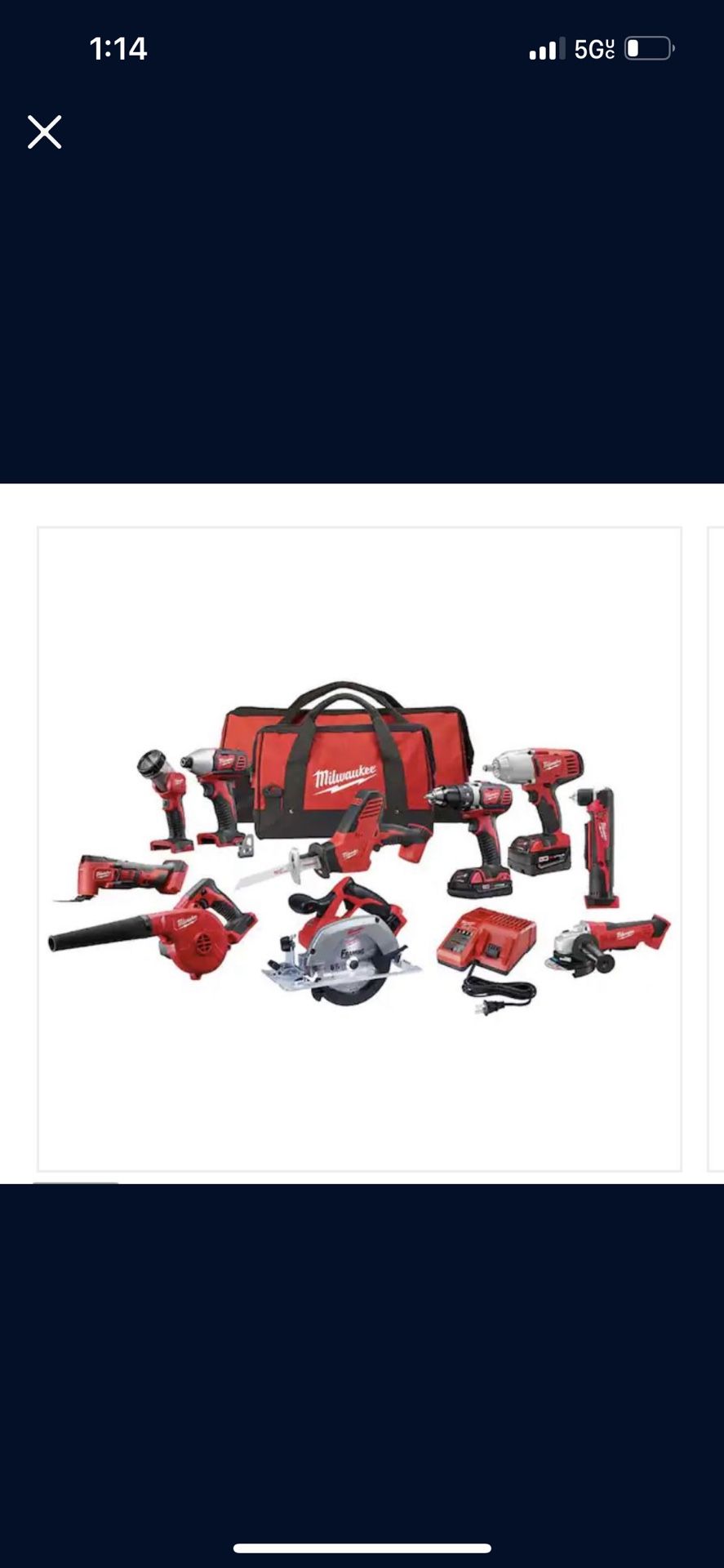 Milwaukee 10 Pc Tool