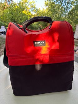 Igloo Soft-Sided Cooler Bag Red and Black