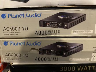 Planet Audio Amplifier Monoblock 4000 Watts 1 Ohm Stable for Sale