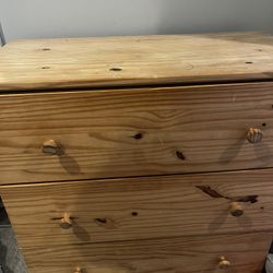 Wooden 3 Drawer Dresser
