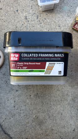 3” X .120 COLLATED FRAMING NAILS