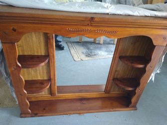 Beautiful Hutch With Mirror