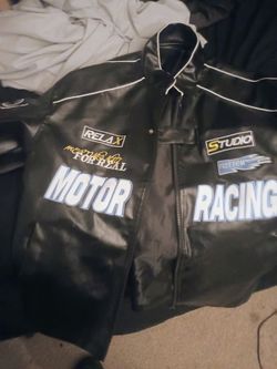 Mens XL leather Jacket 