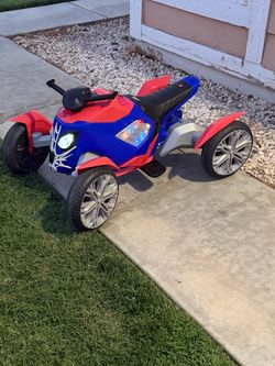12V Spider-Man Quad ATV Quad in like new condition