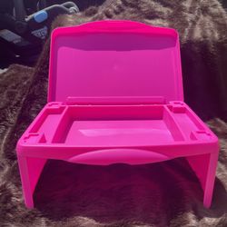 Pink Travel Desk / Pop Up Activity Table