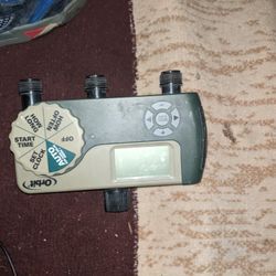 Orbit Three Port Digital Timer LCD Screen Lawn Water Spigot Faucet Control