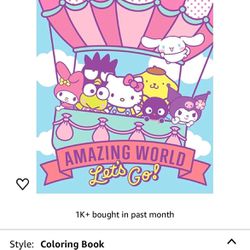 Hello Kitty And Friends Advance Coloring Book