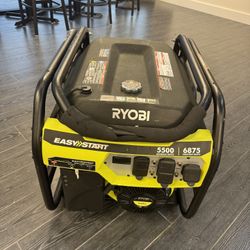 RYOBI 5500 Watt Portable Gas Generator – 6875 Starting Watts