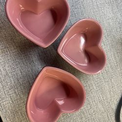 6 Heart Shaped , Oven Safe