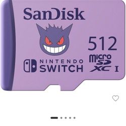 512 GB Nintendo Switch Micro SD 